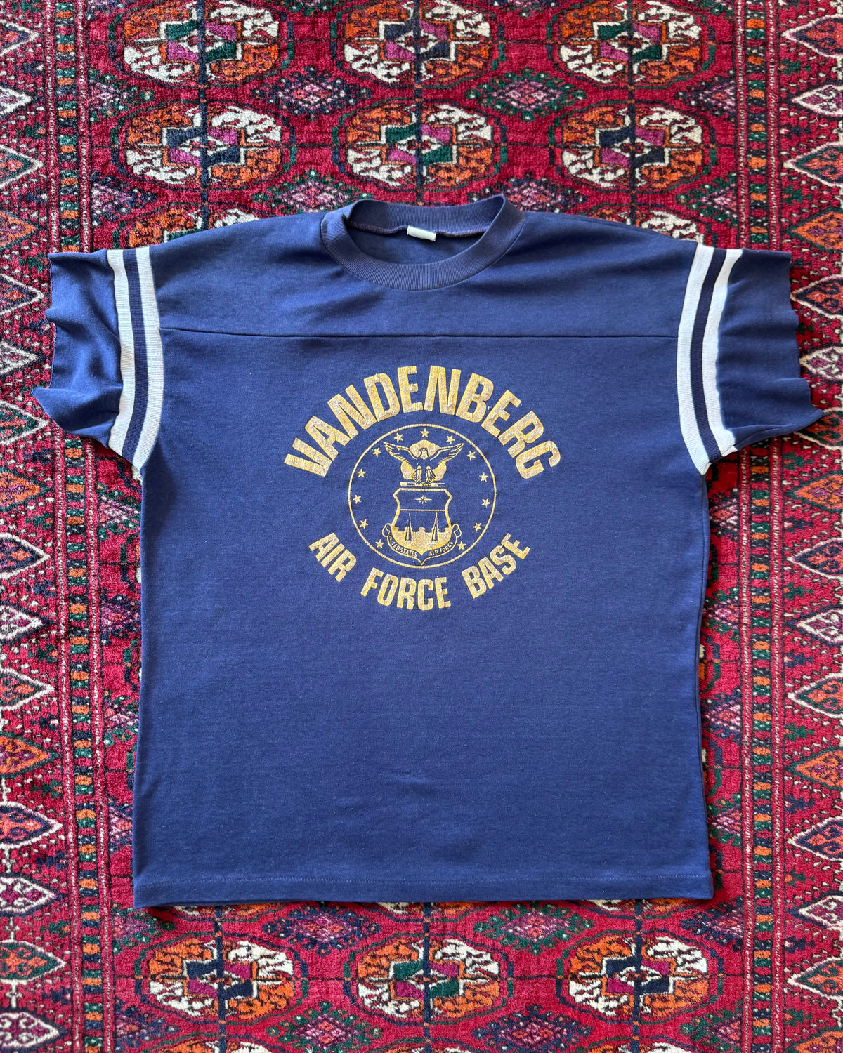 1980s Air Force base cut jersey tee