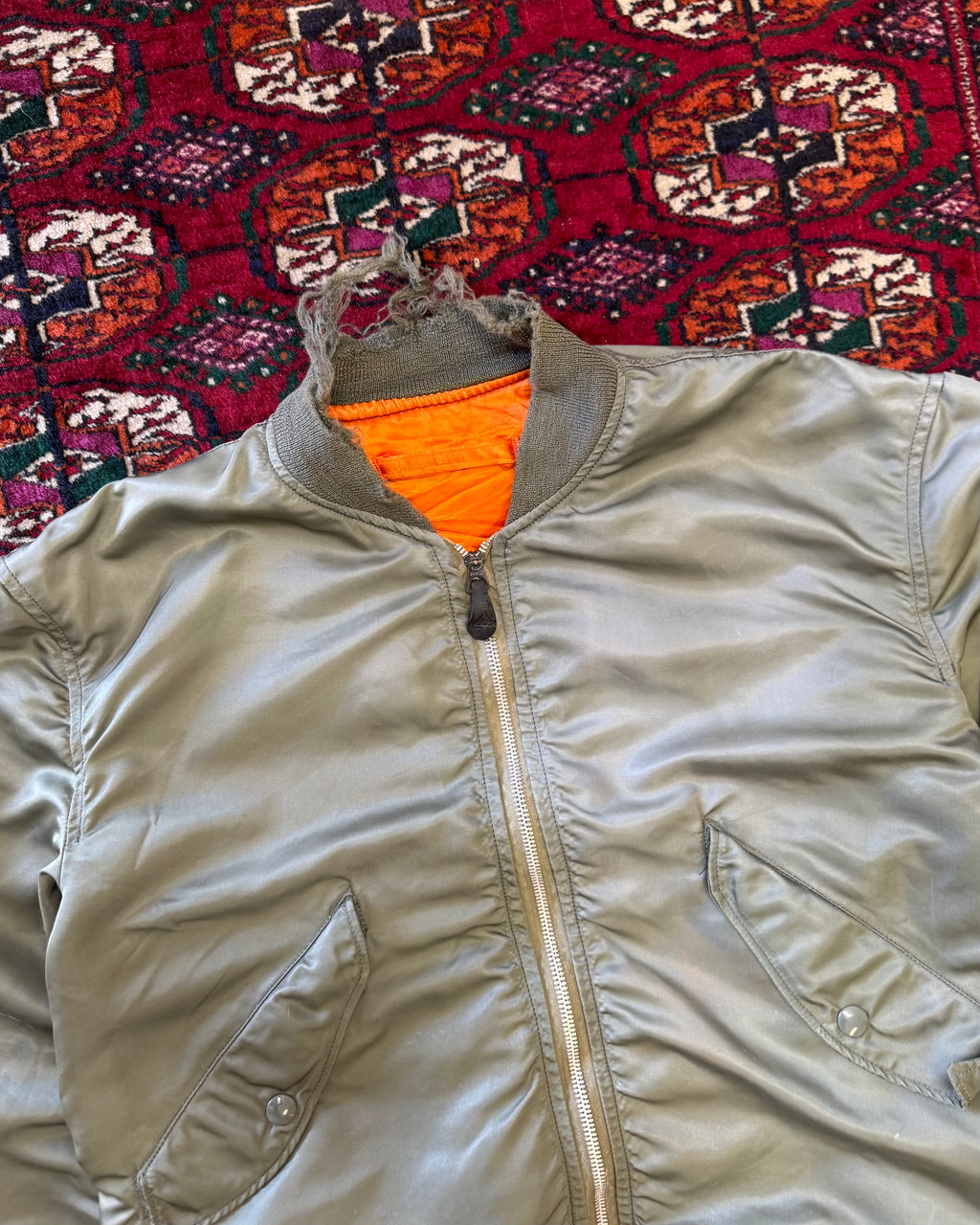1970s MA-1 bomber jacket ￼