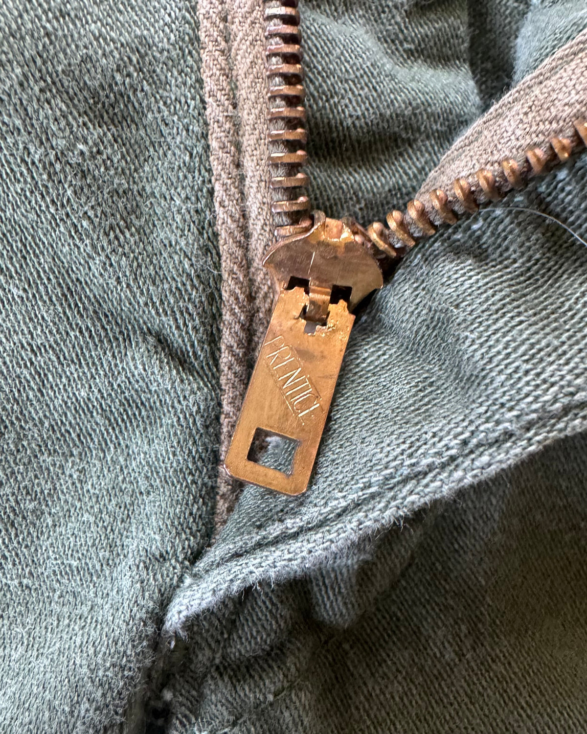 1970s zipperfly OG-107 fatigue pants