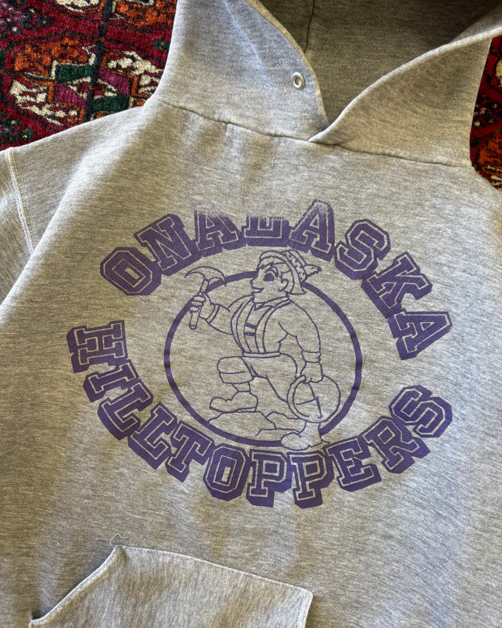 Vintage 1970s Russell athletic onalaska Hilltoppers hoodie