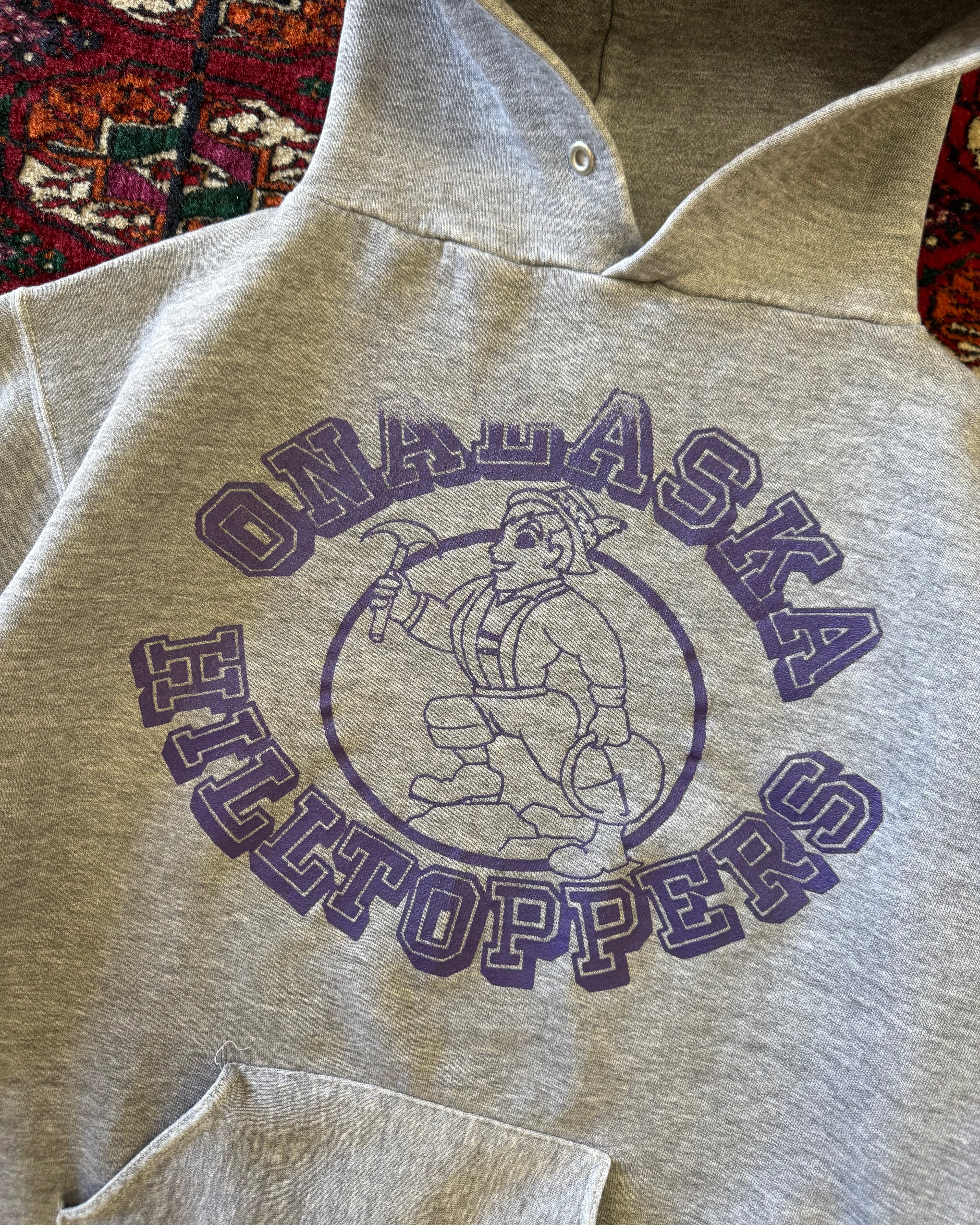 Vintage 1970s Russell athletic onalaska Hilltoppers hoodie