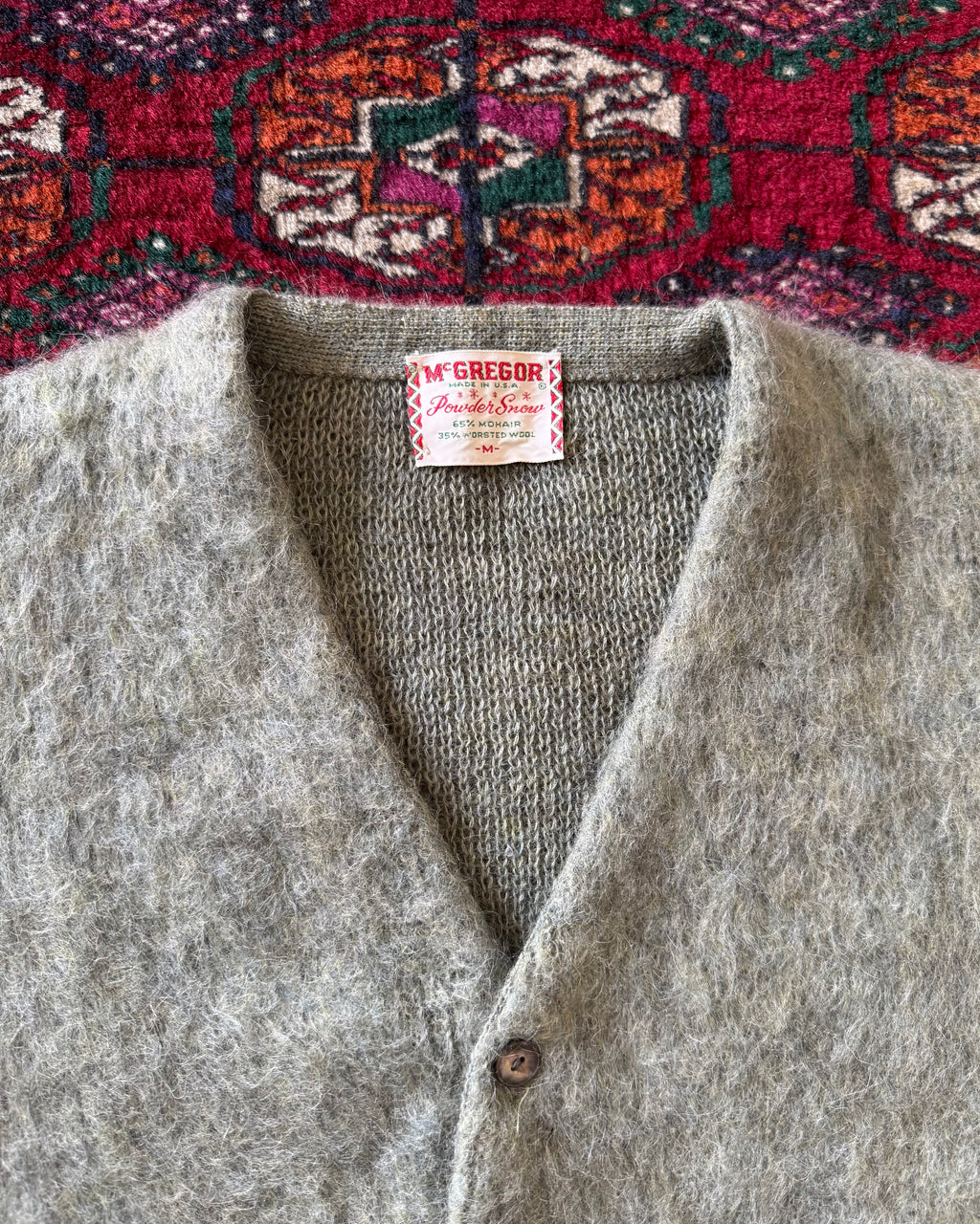 1960s Mcgregor powder snow mohair cardigan