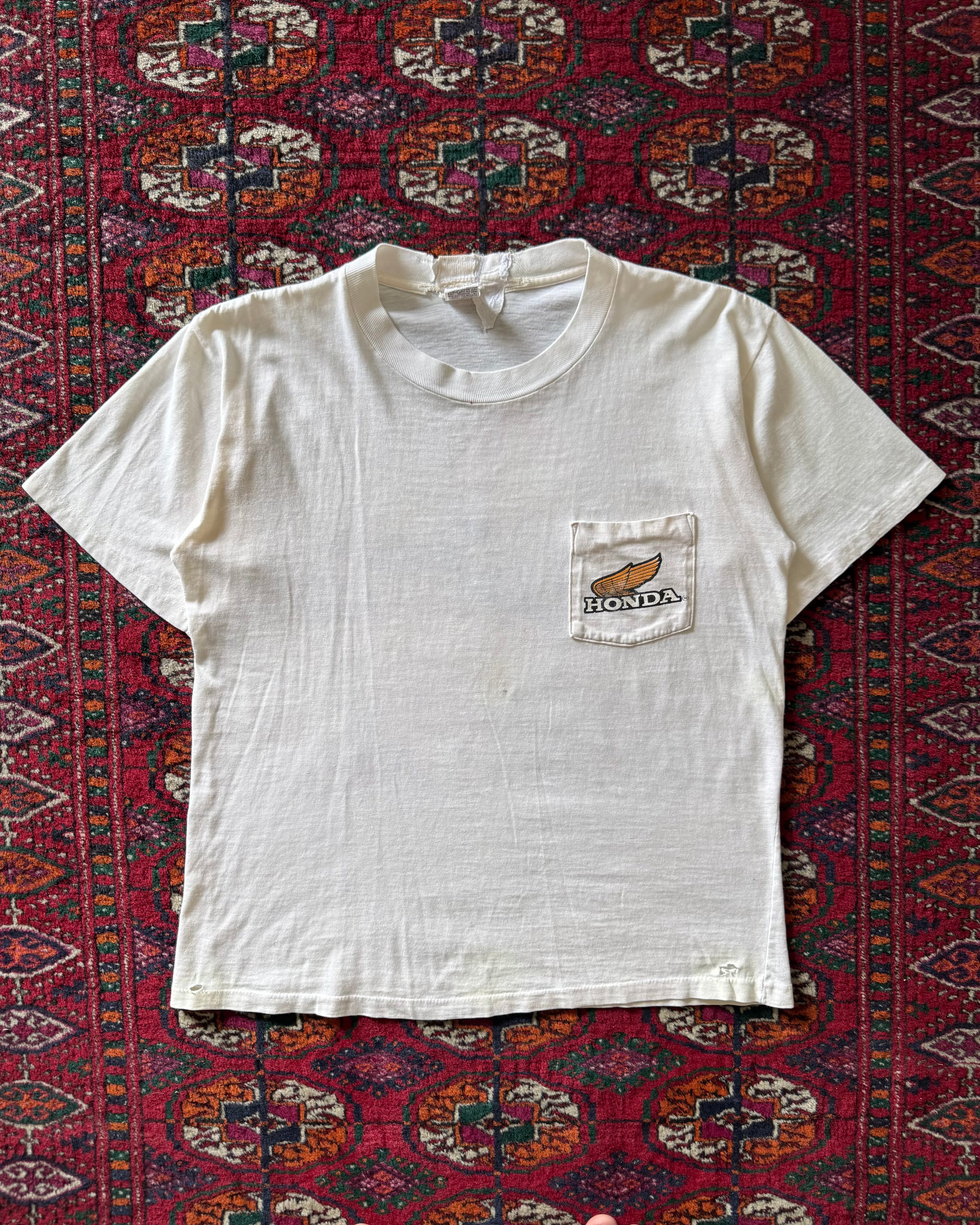 1970s/80s Honda racing repaired tee