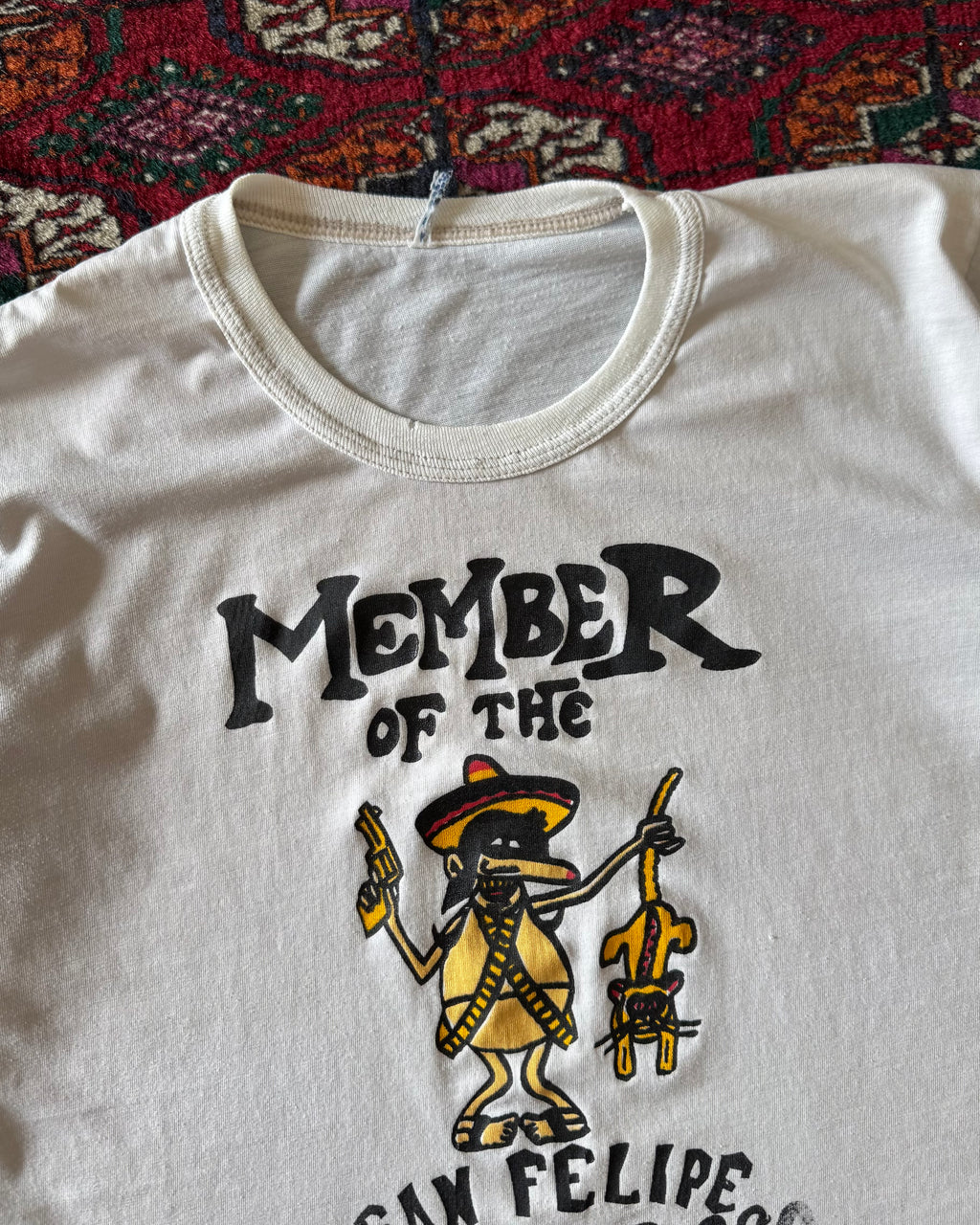 Vintage 1970s member of the San Felipe pussy posse ringer