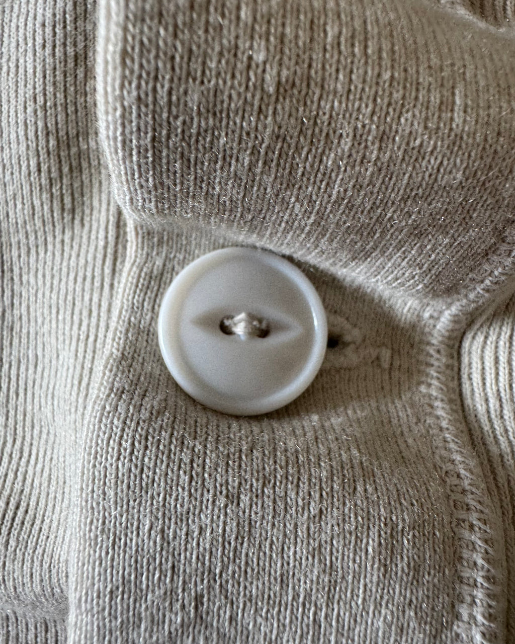 Vintage 1960s army issue two button undershirt ￼