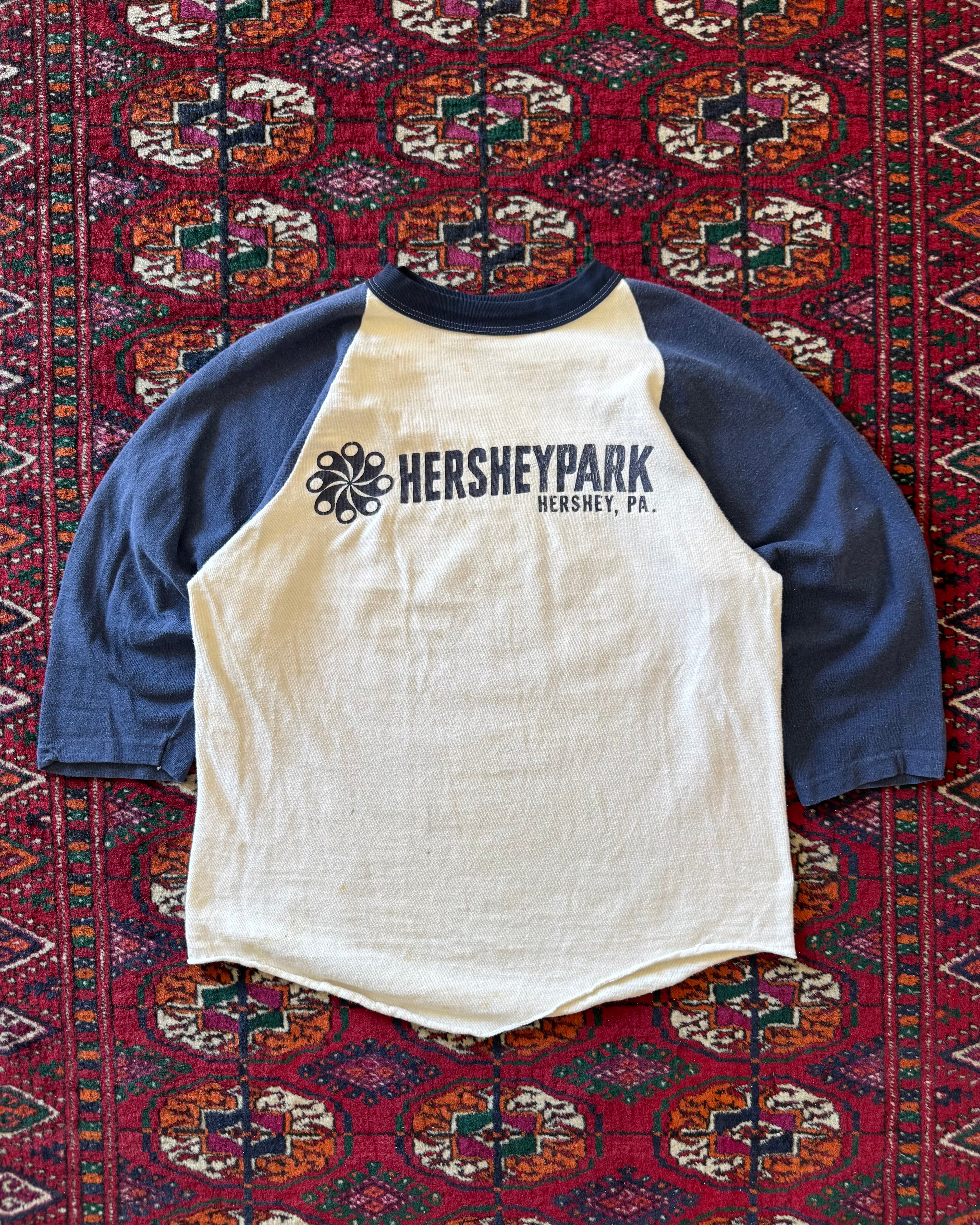 1970s/80s Hershey’s Park Raglan shirt ￼