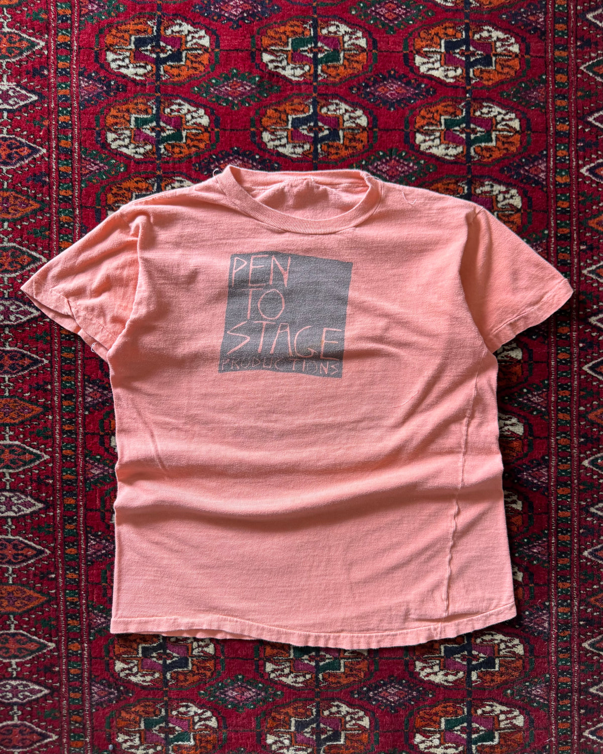 1970s water print Stage Production tee