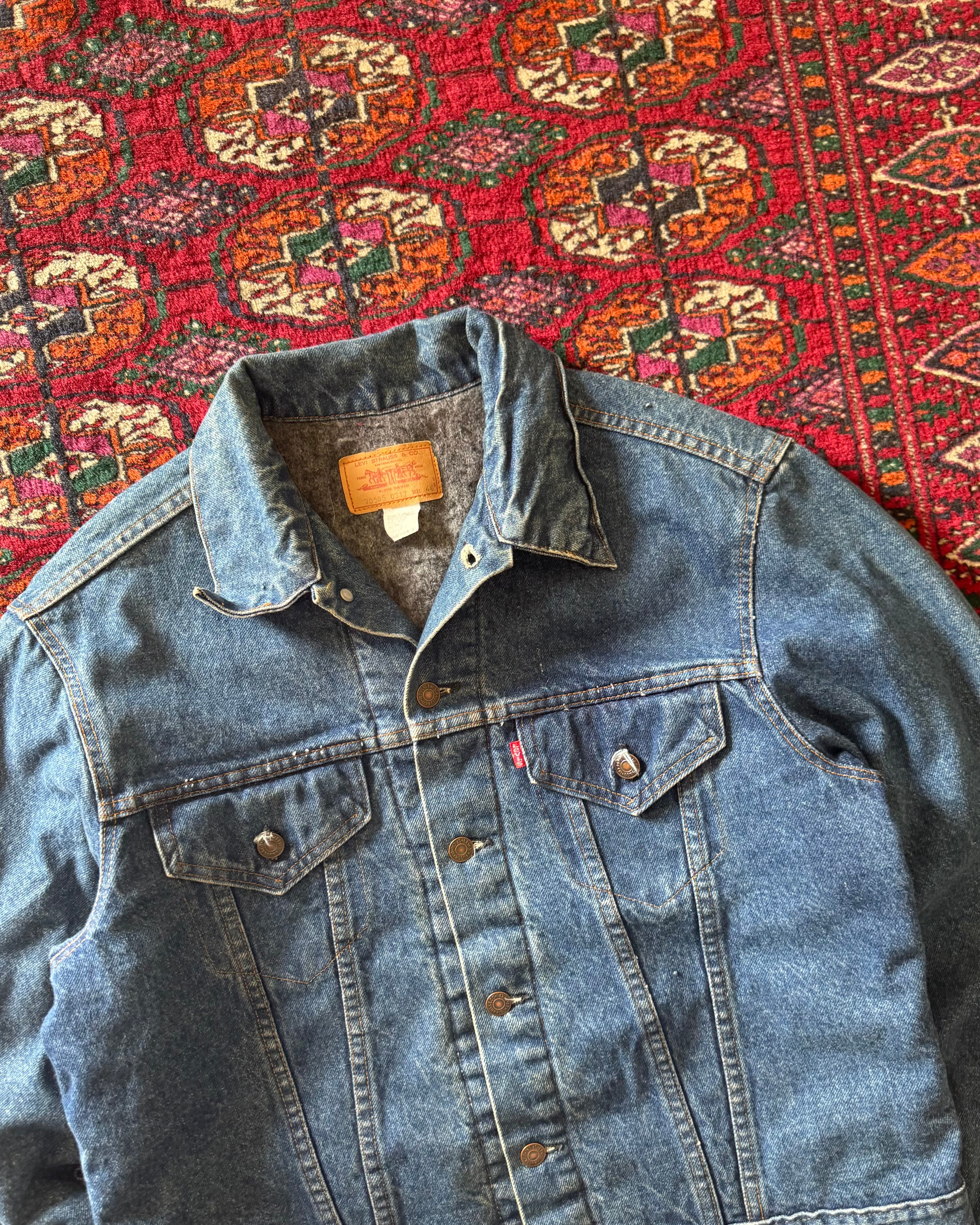 1970s Levi’s 70505 0317 troy, blanket line jacket