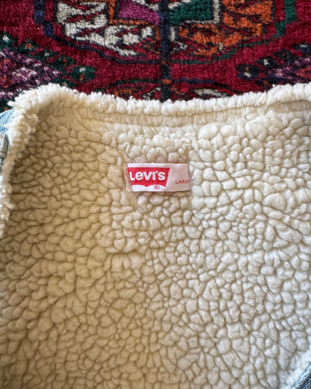 1980s Levi’s Sherpa denim vest