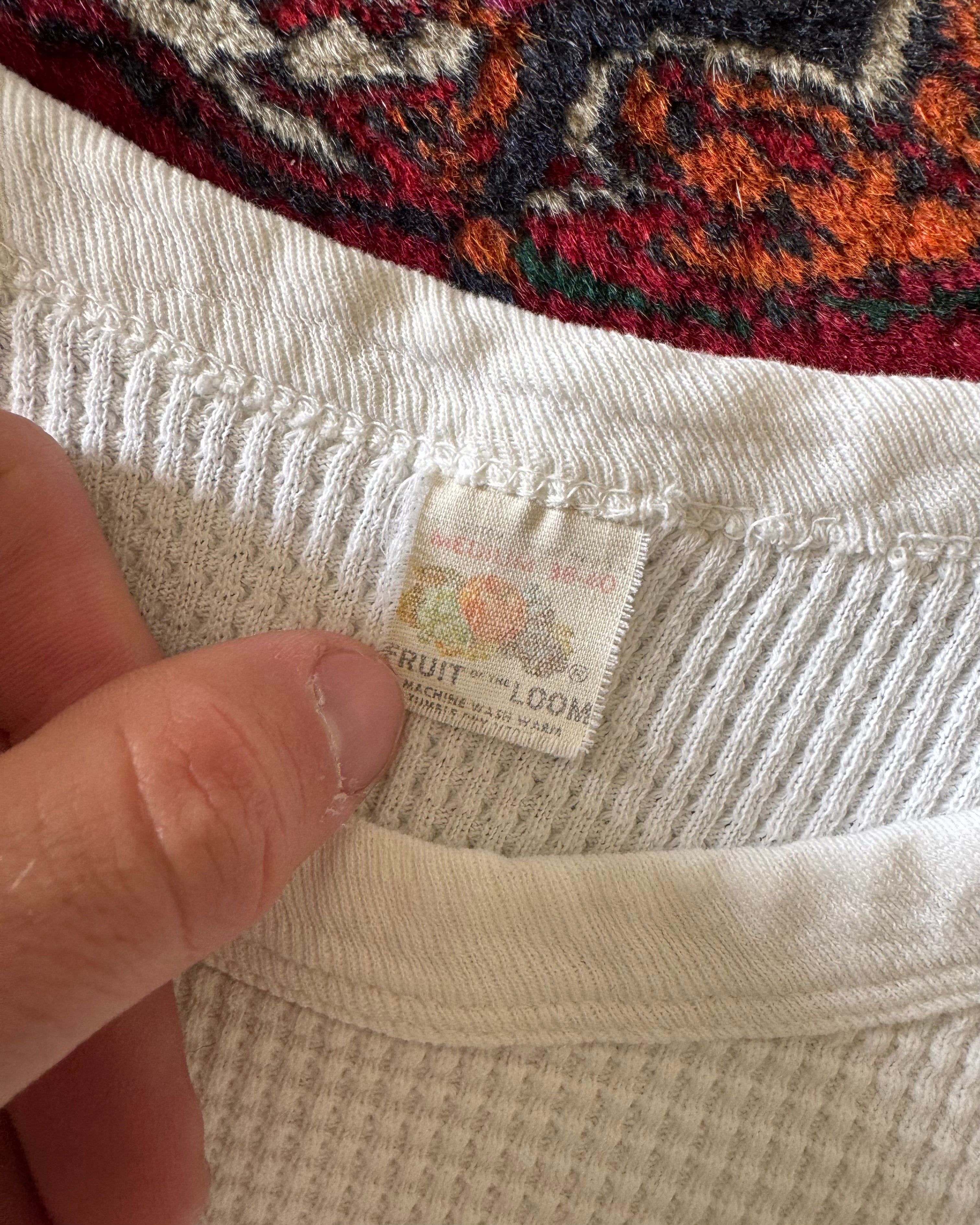 1960/70s fruit of the loom short sleeve thermal undershirt