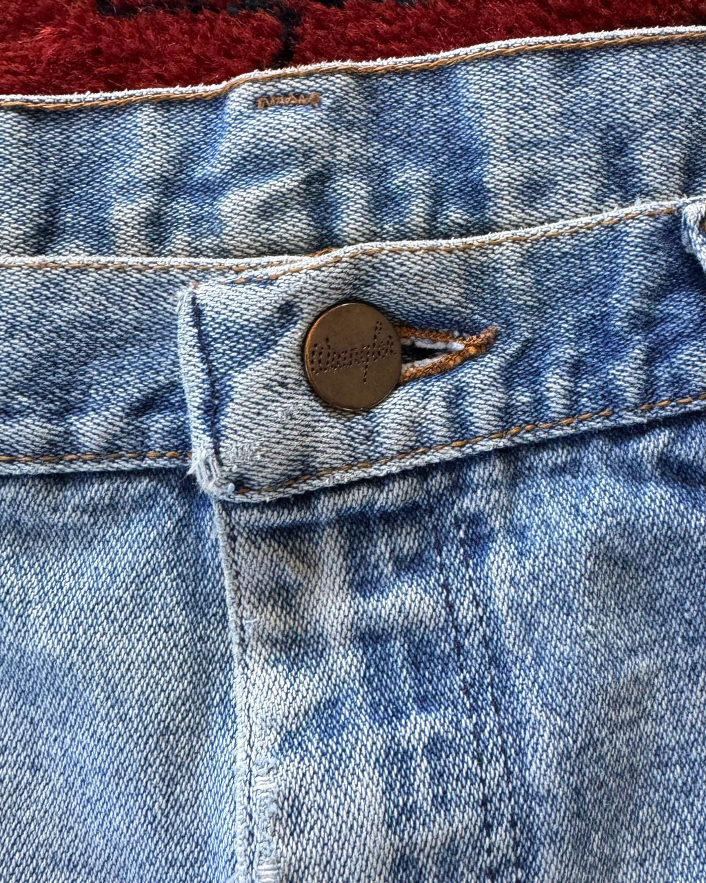 1970s wrangler denim cutoff shorts