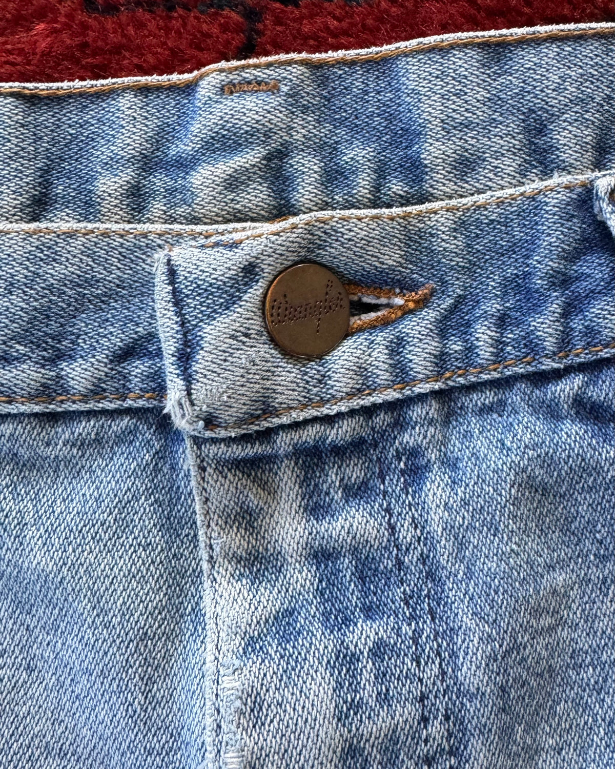 1970s wrangler denim cutoff shorts
