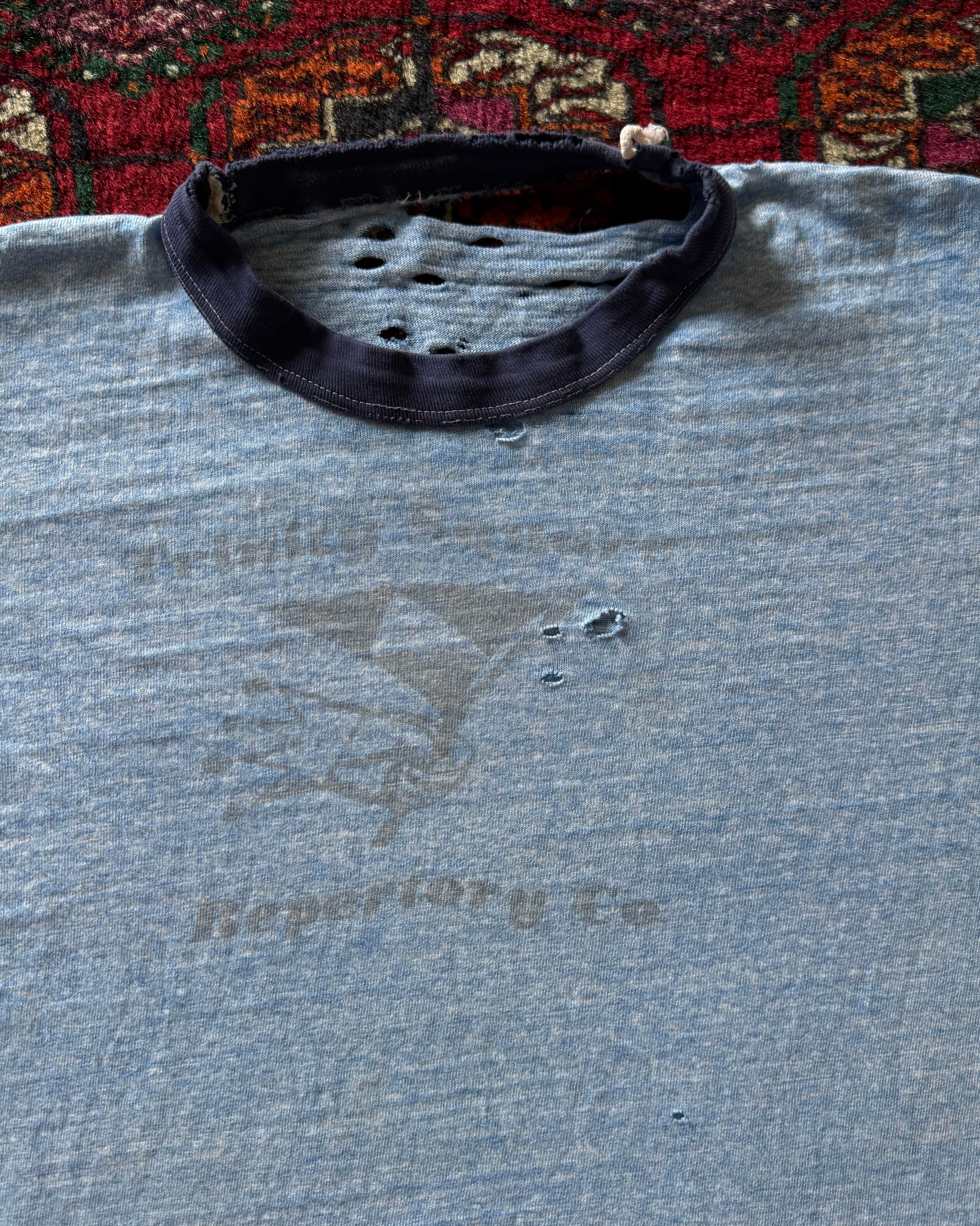 1970s distressed ringer