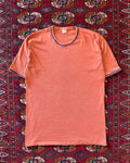 Vintage 1960s salmon colored ringer T-shirt
