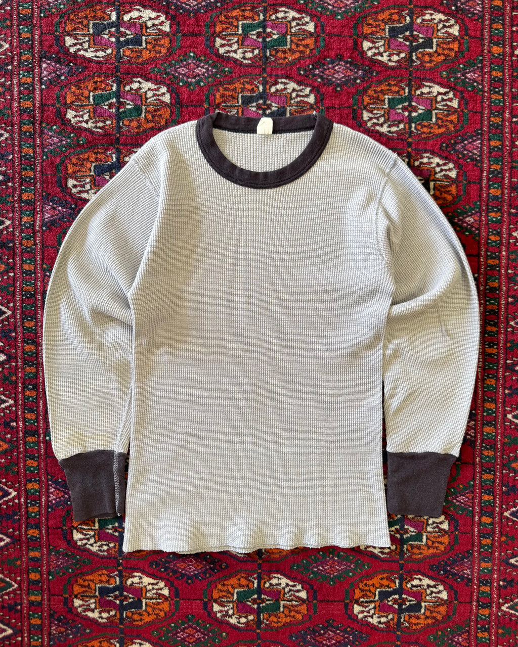 1980s two-tone thermal undershirt