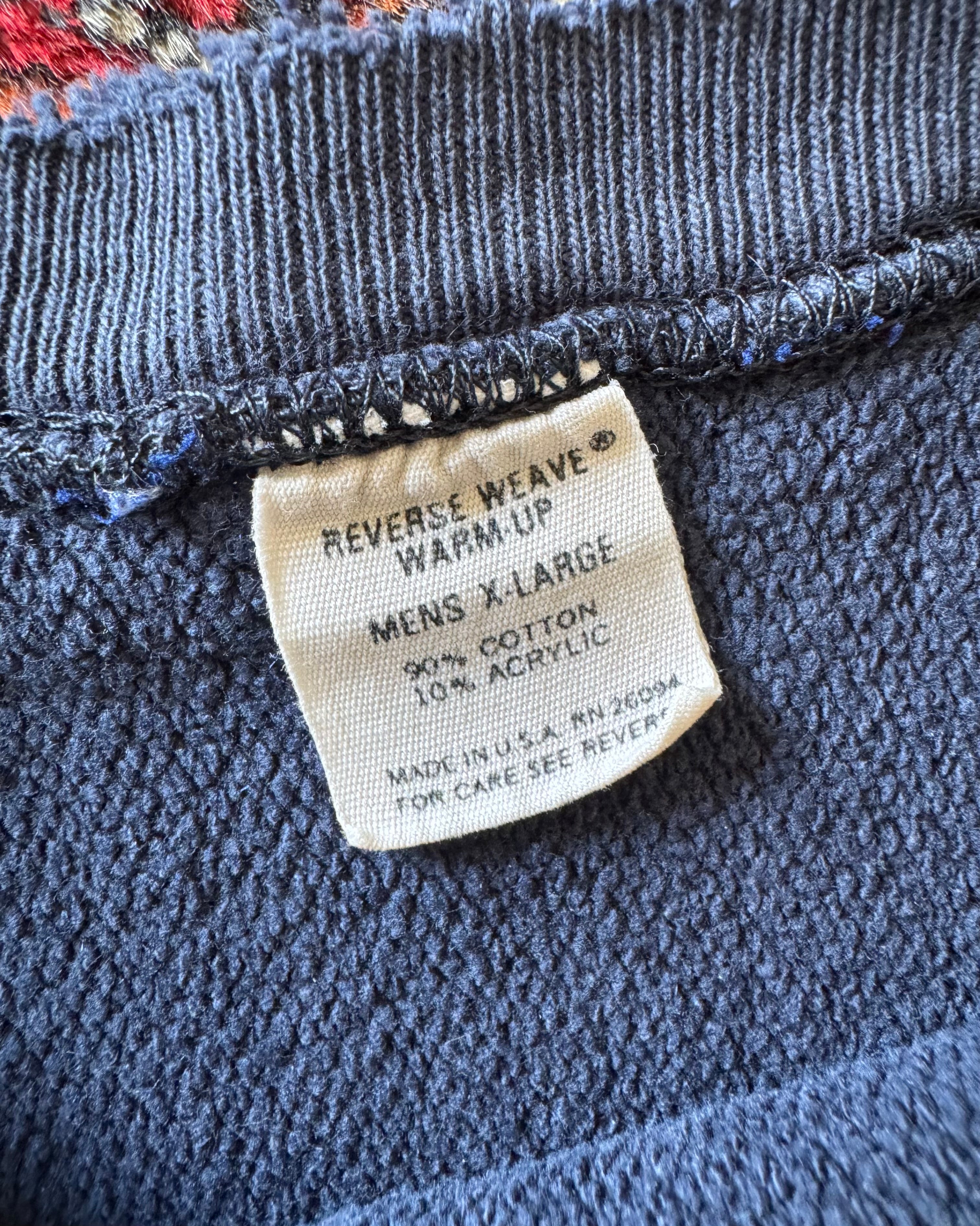 1970s no-brand distressed reverse weave