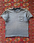 1970s faded/distressed navy pocket tee