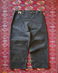 1960s black fireman clasp pants
