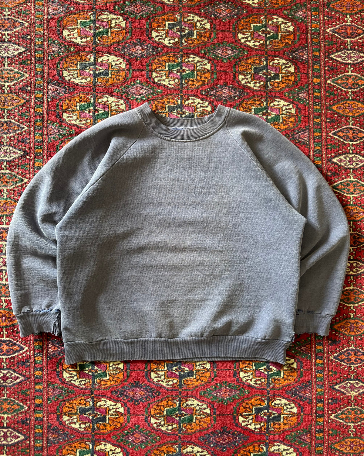 1960s/70s faded navy black sweat