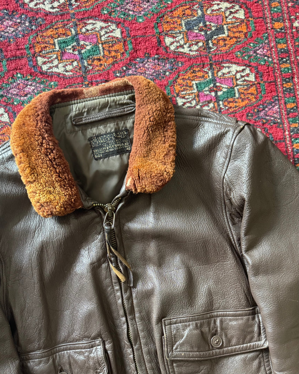 1960s USN G-2 leather jacket