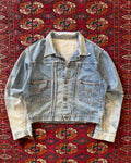 1940s pleaded denim zombie two pocket denim jacket
