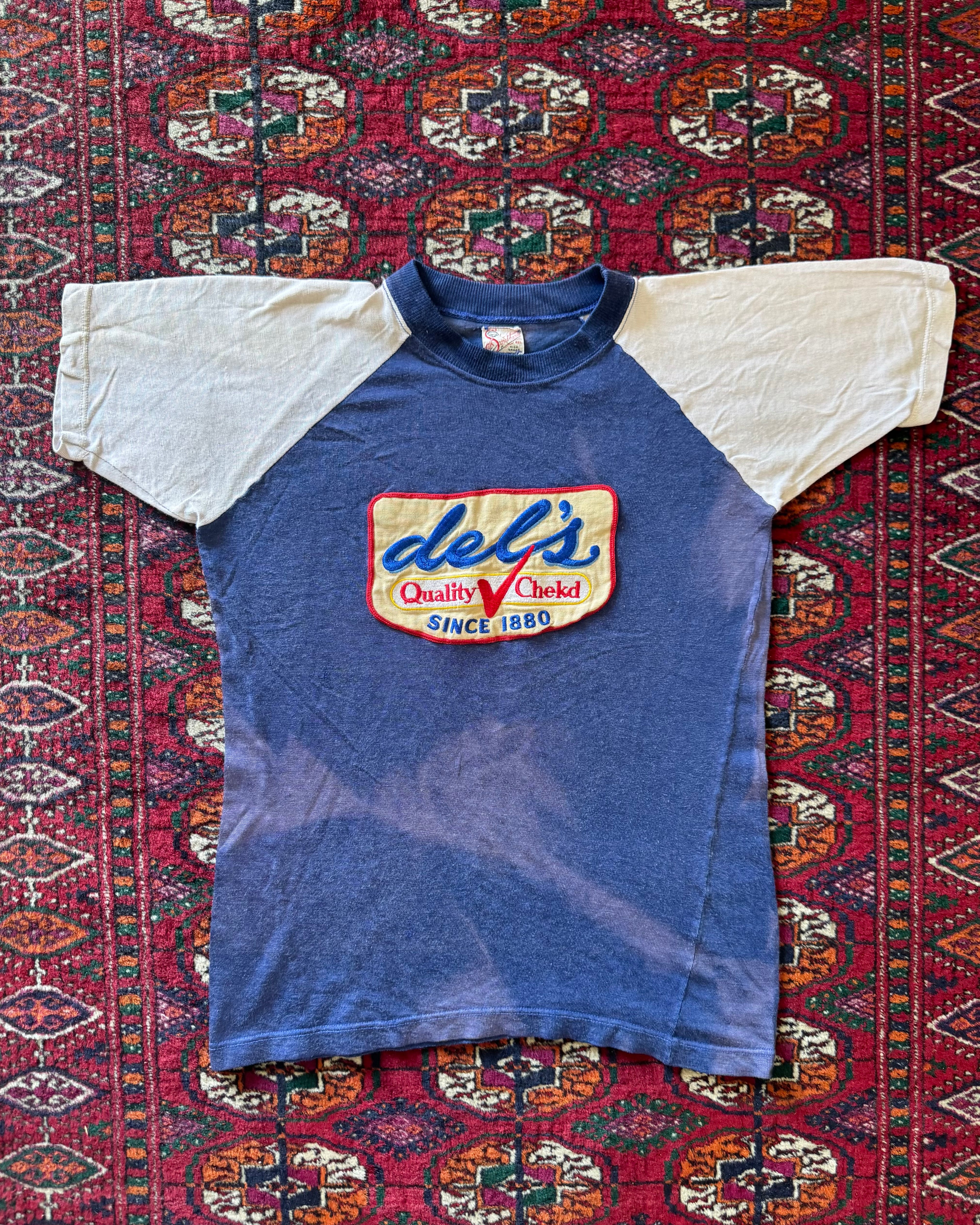 1940s faded Dels Durene jersey