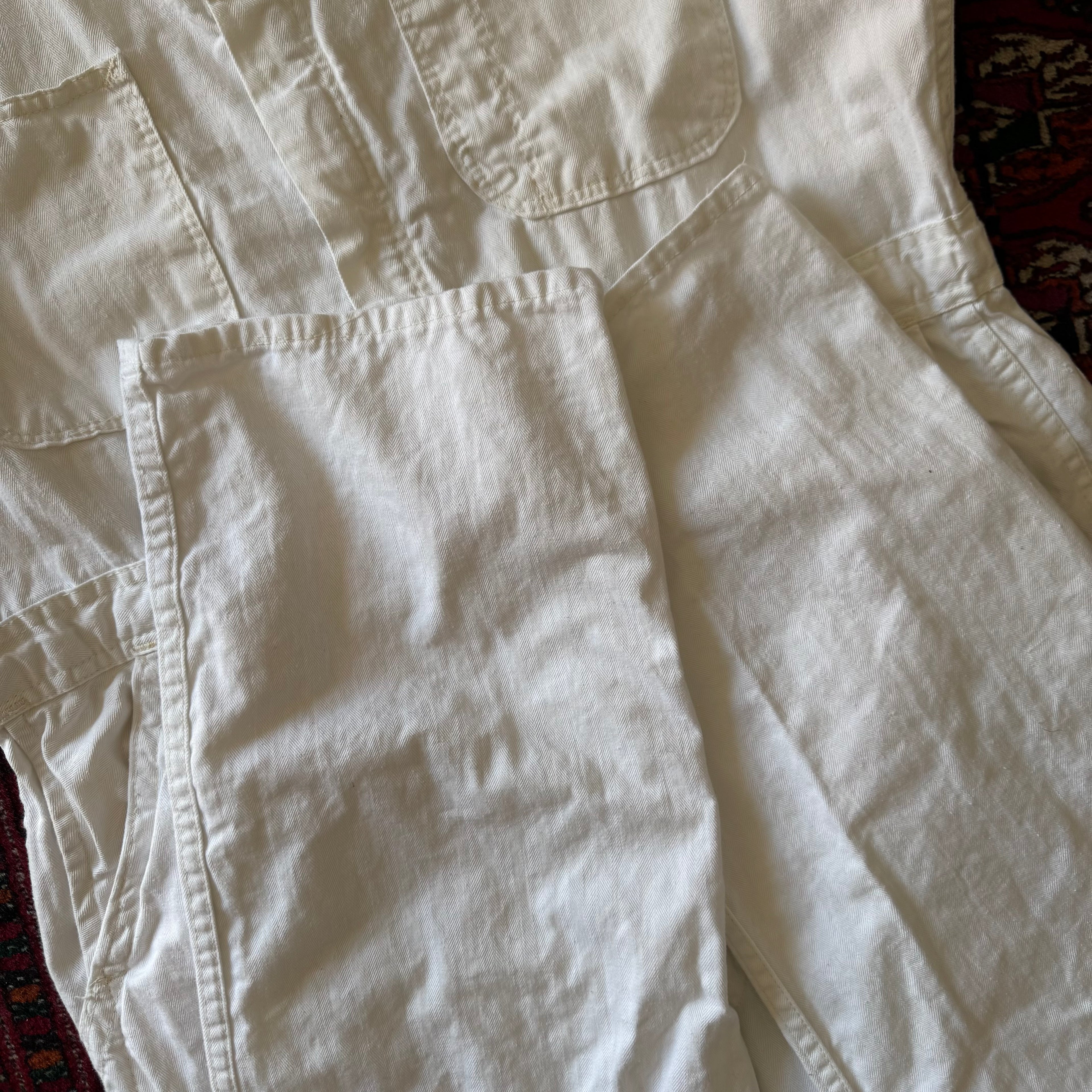 1950s white HPT coveralls