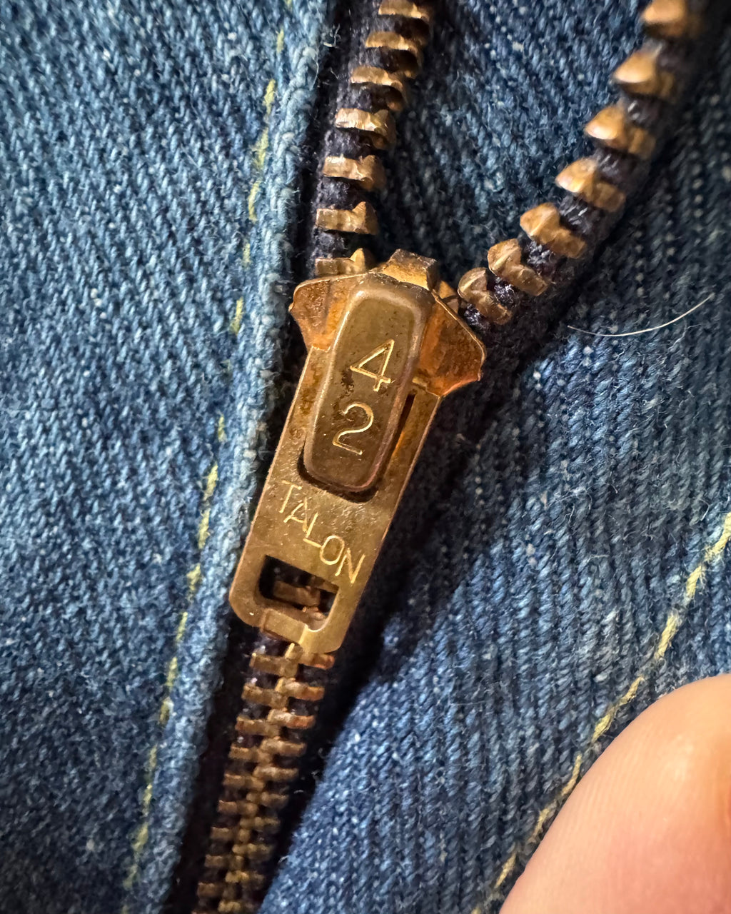 Vintage 1970s Lee denim studded flares ￼