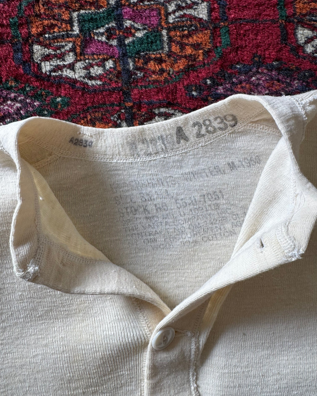 1950s army undershirt