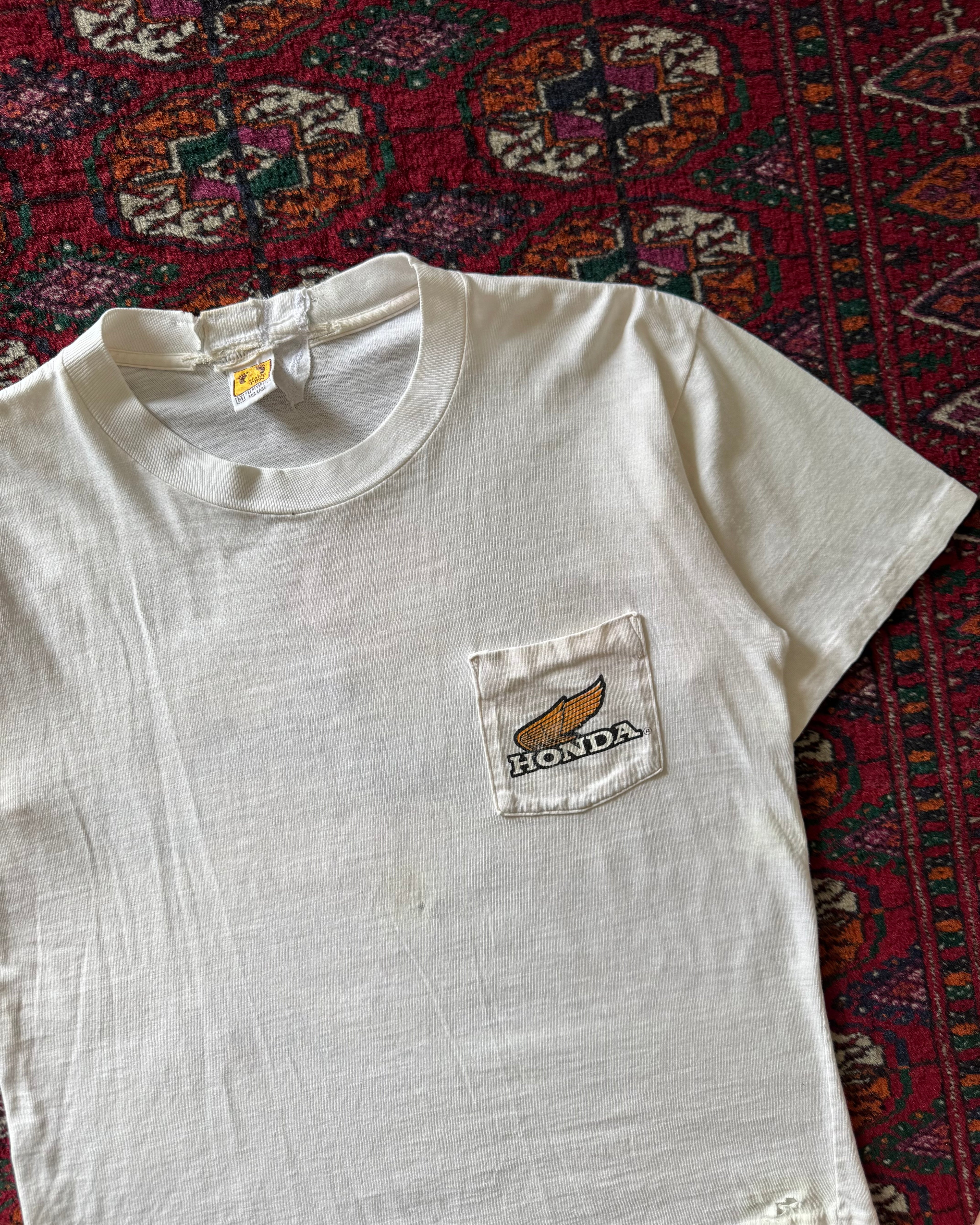 1970s/80s Honda racing repaired tee