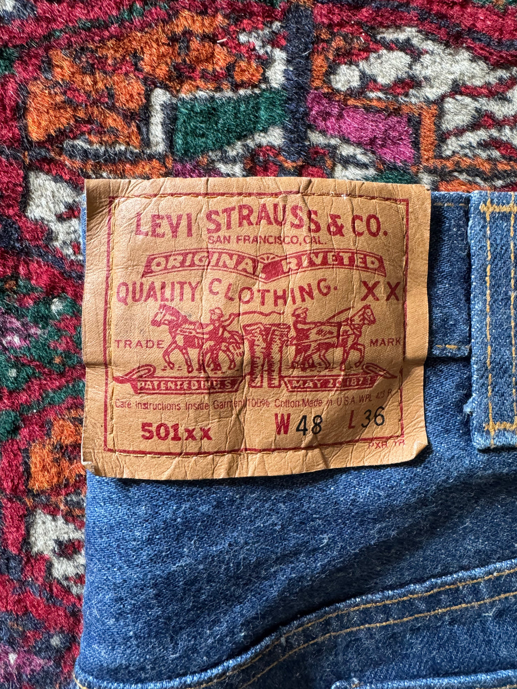 1990s 501XX Levi’s display pants