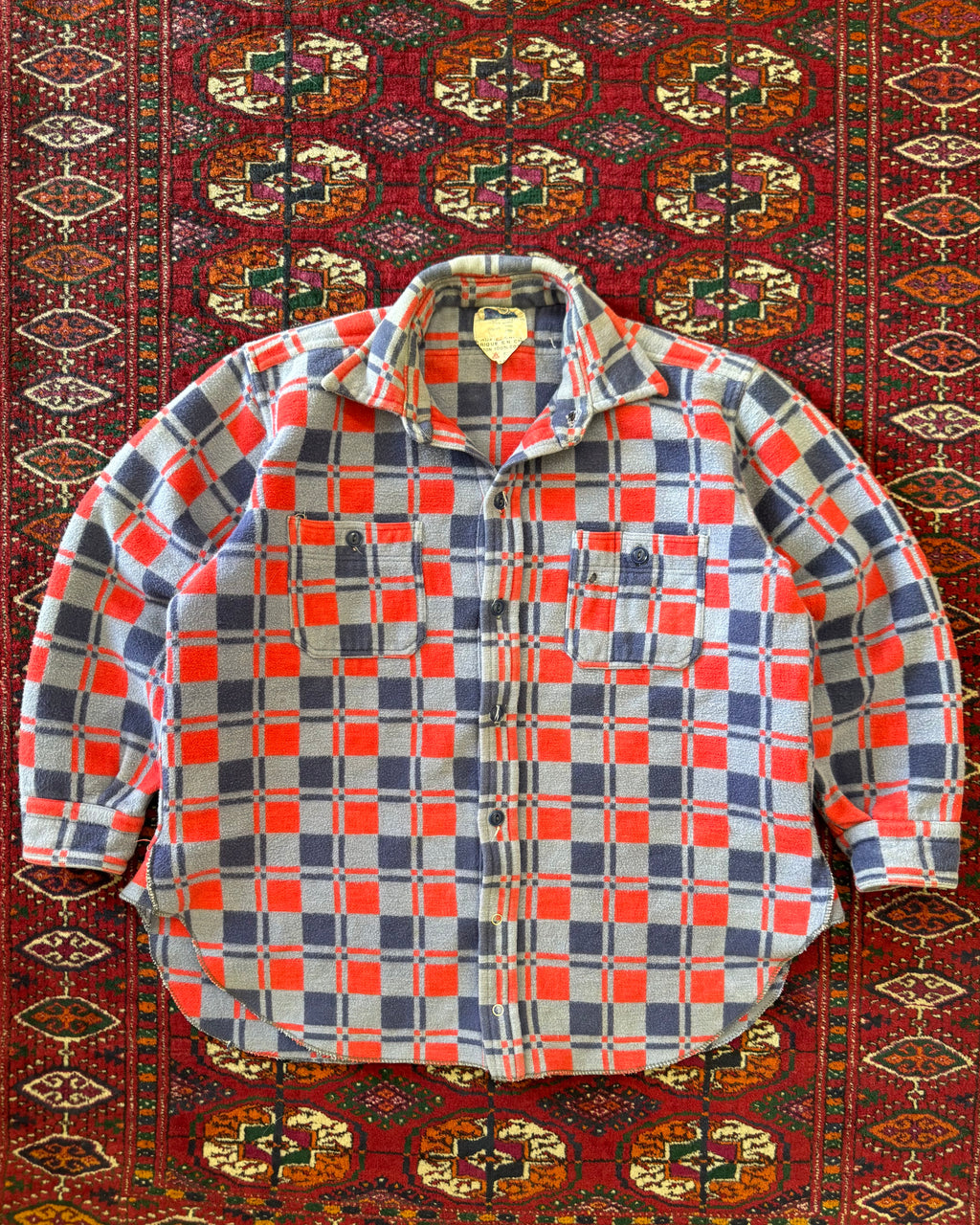 Vintage 1950s champion made in China heavyweight flannel