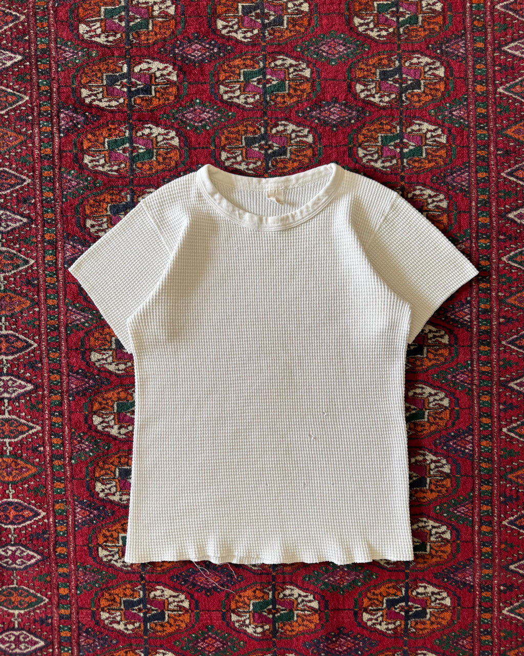 1960/70s fruit of the loom short sleeve thermal undershirt