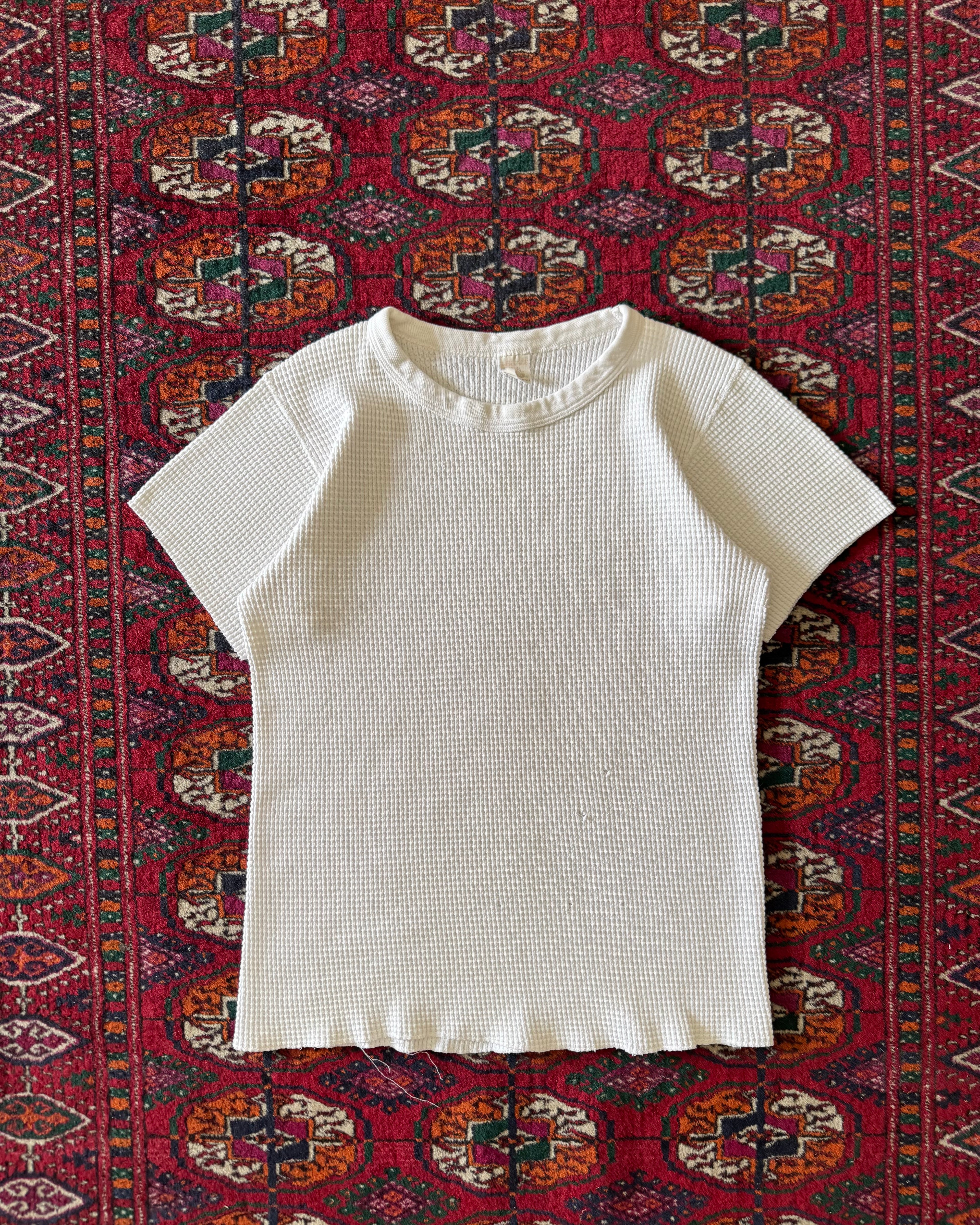 1960/70s fruit of the loom short sleeve thermal undershirt