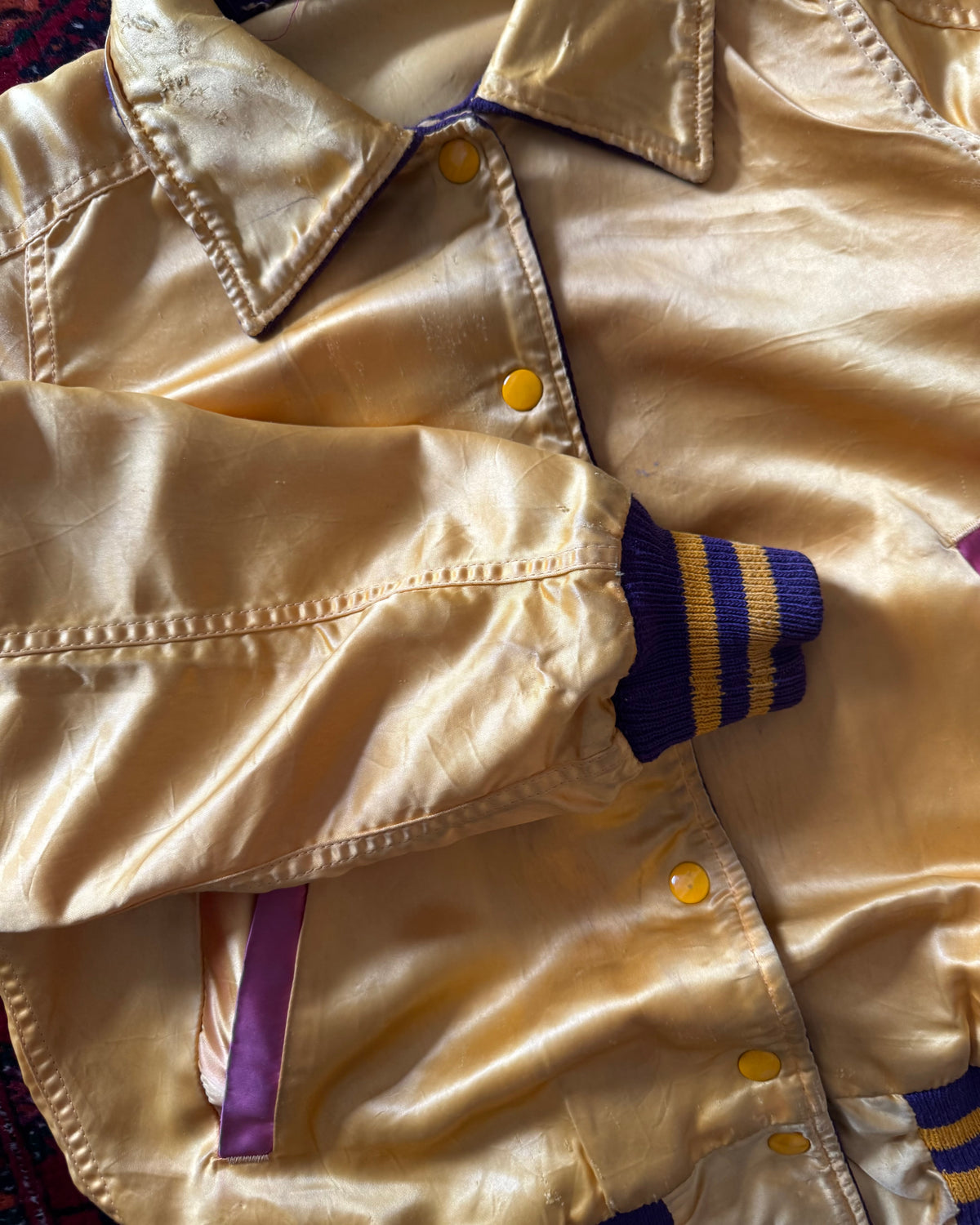 1950s Gold Satin jacket