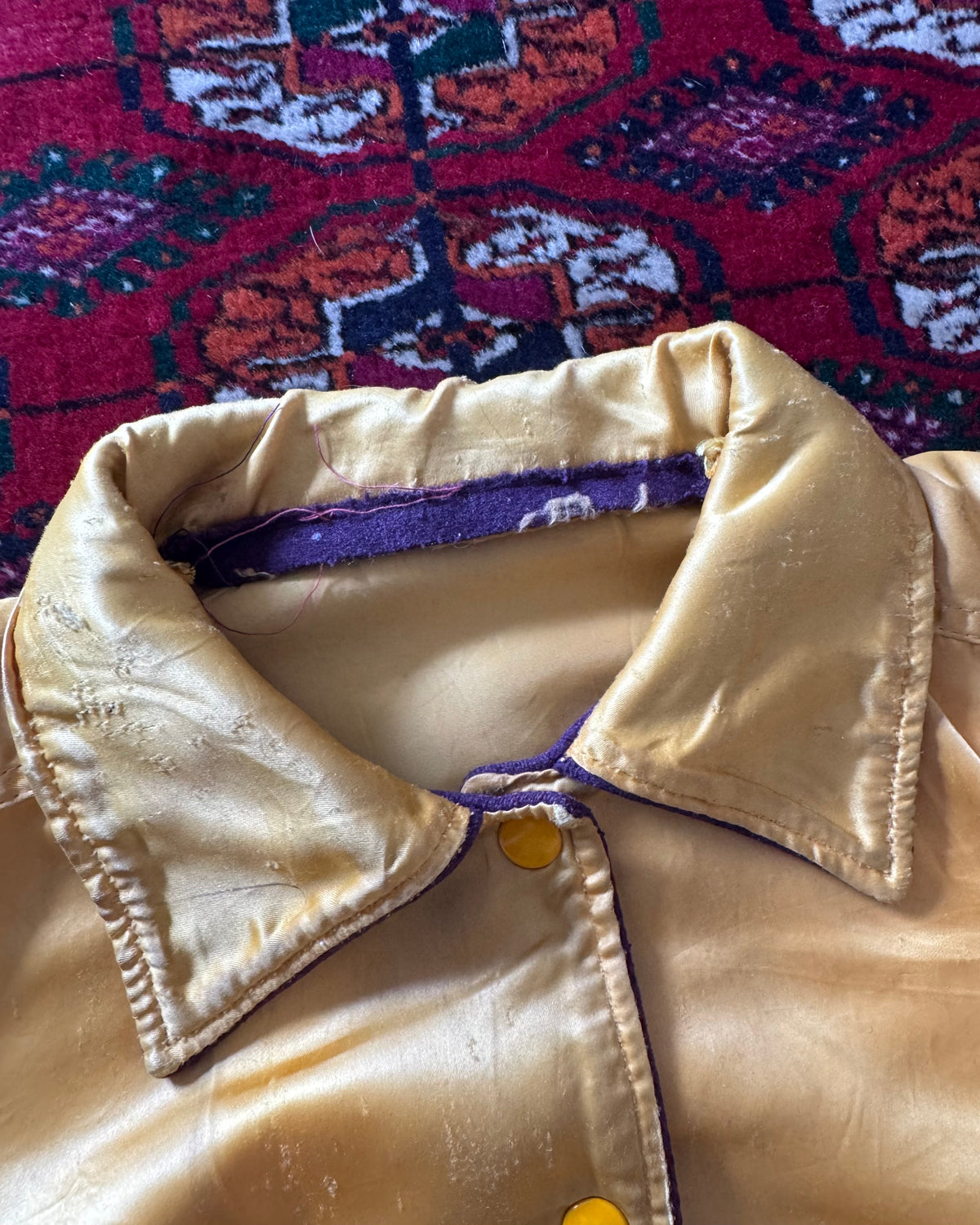 1950s Gold Satin jacket