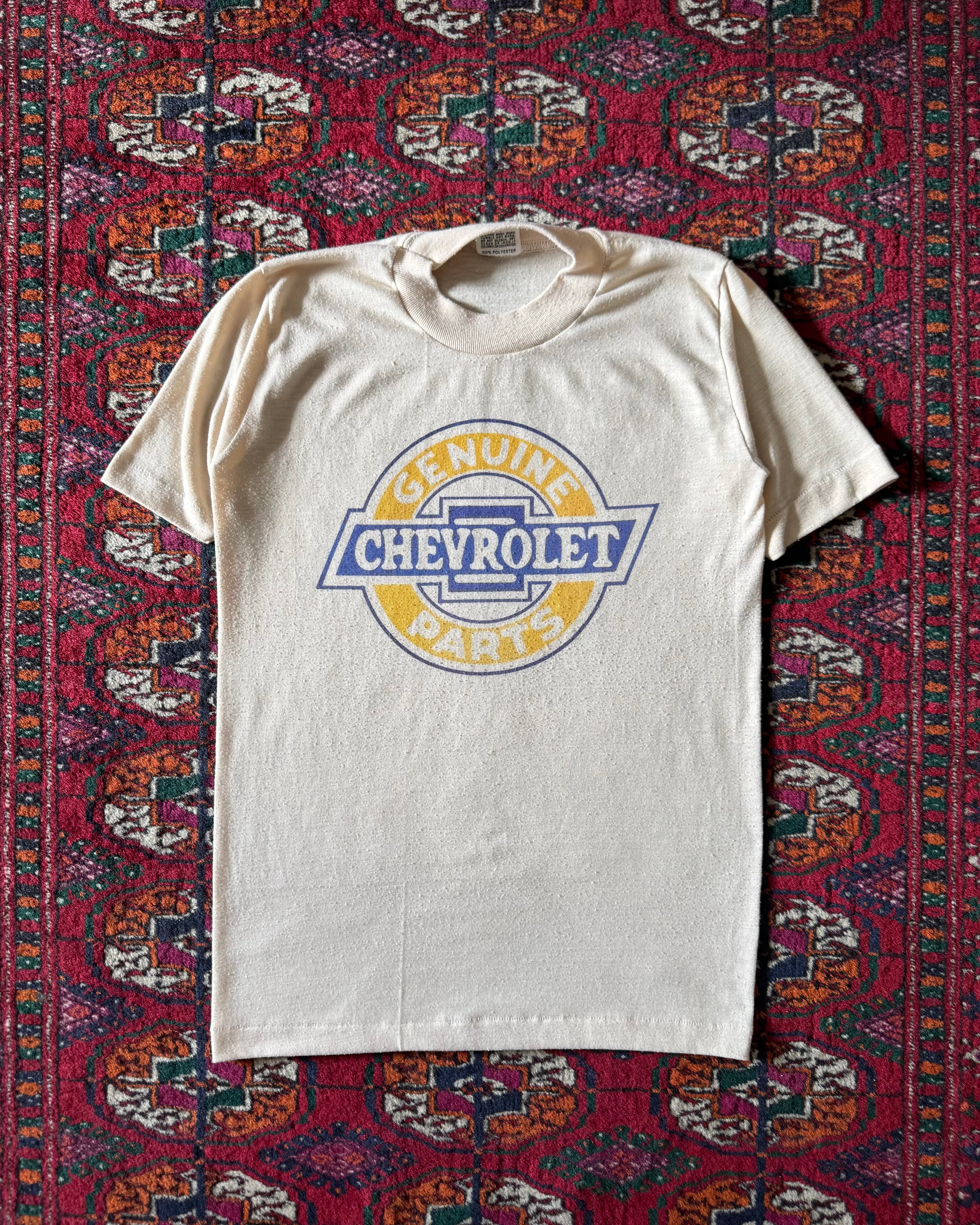 1970s genuine Chevrolet auto parts T-shirt