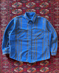 1970s/80s blue cotton flannel