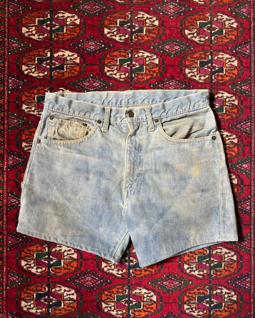 1950s Levi’s full selvedge original owner altered shorts