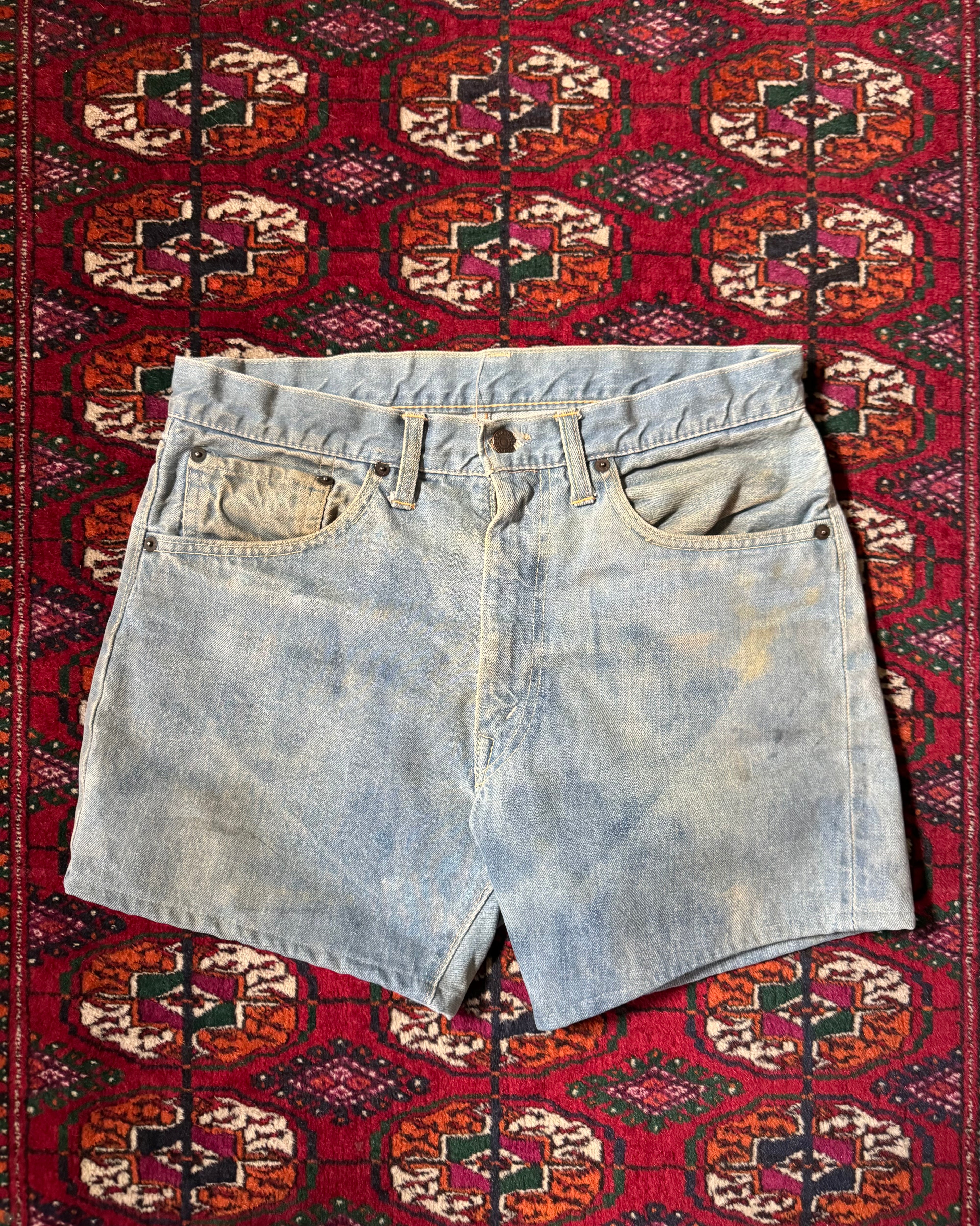 Vintage 1950s Levi’s full selvedge original owner altered shorts