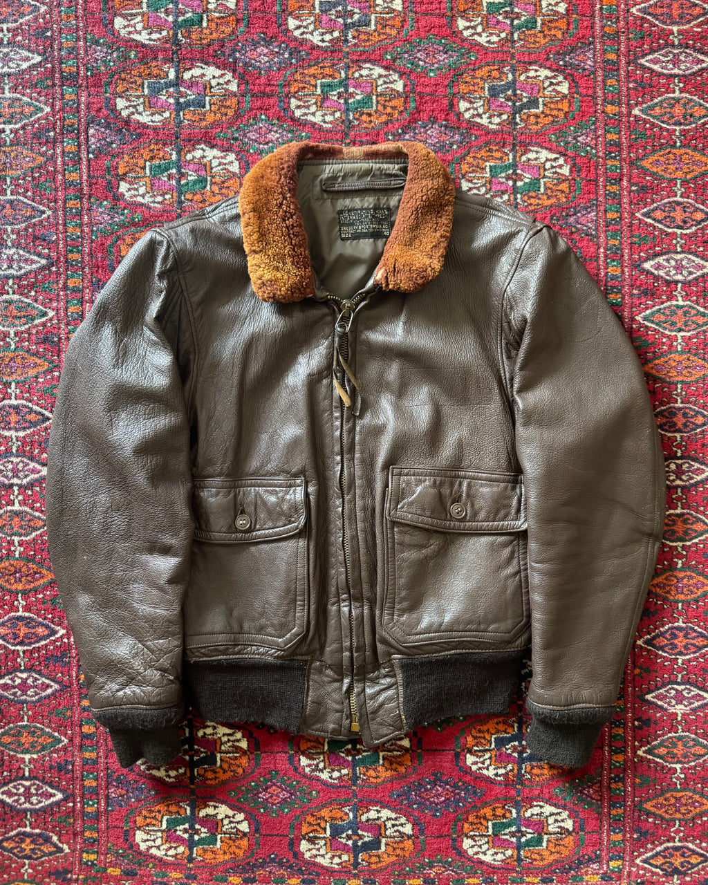 1960s USN G-2 leather jacket