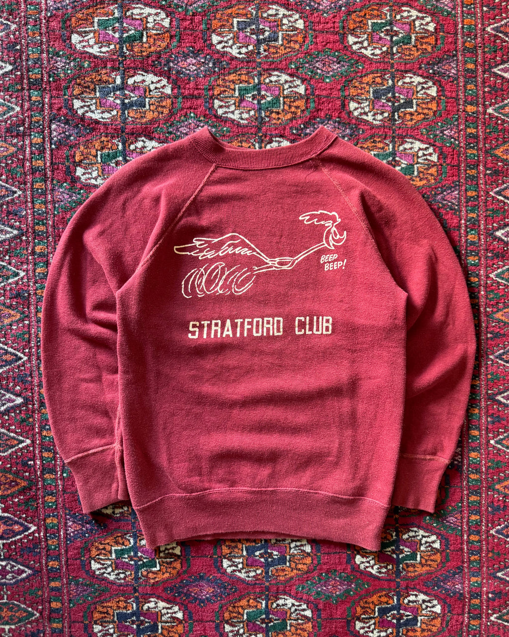 1960s Stratford Club roadrunner sweatshirt