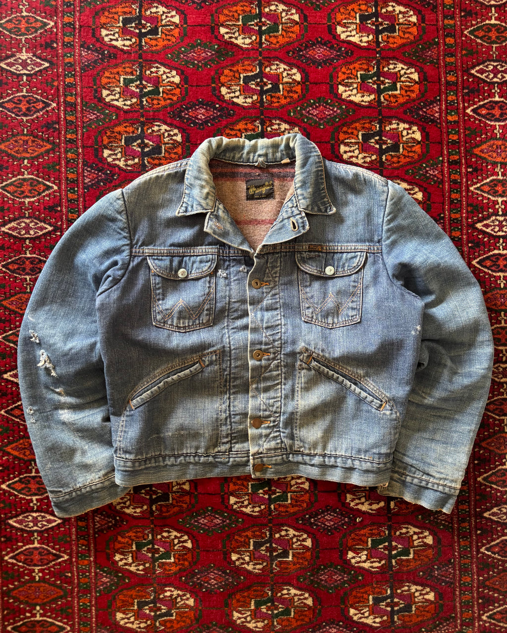 1960s/70s Wrangler Denim blanket lined jacket