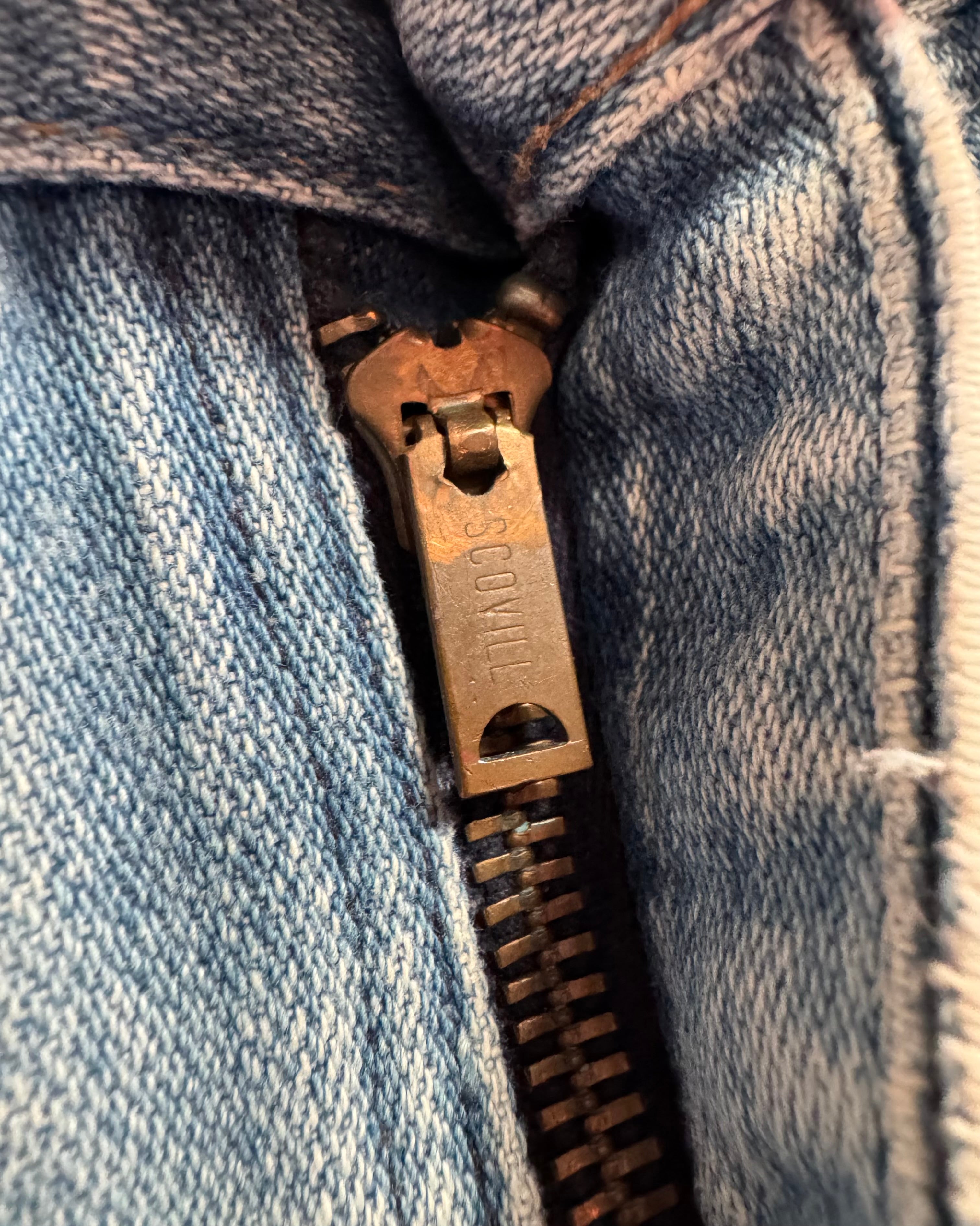 Vintage 1960s/70s wrangler faded distressed boot cut jeans