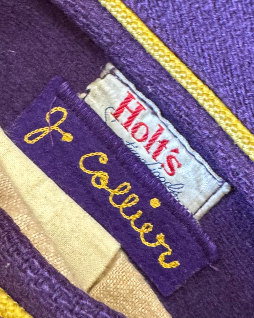 1950s reversible satin Varity jacket