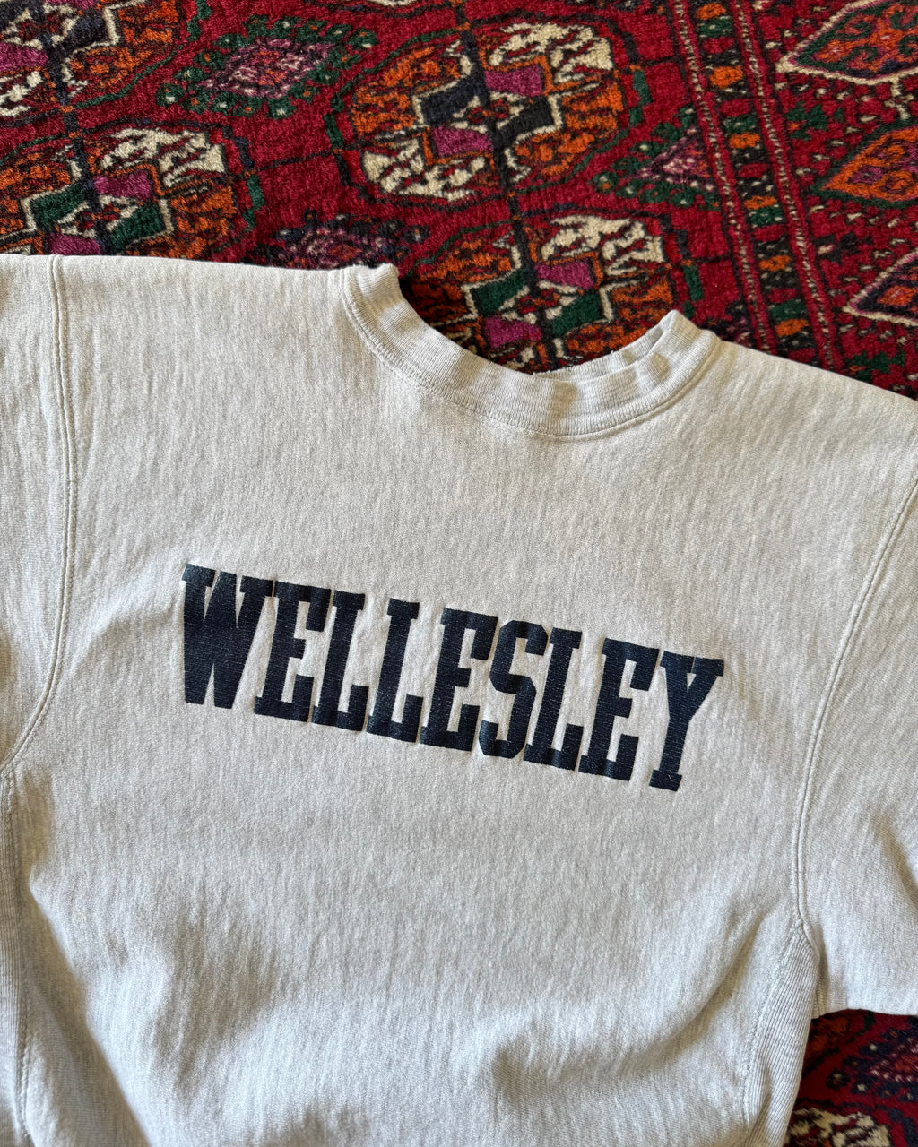 1980s Wellesley champion reverse weave