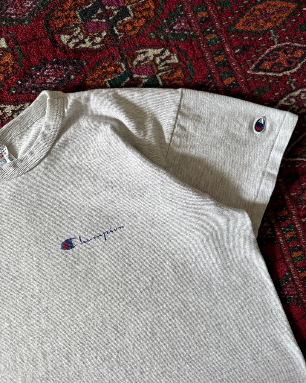 Vintage 1980s champion athletics faded T-shirt