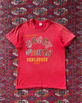 1960s Baggy Pants Burlesque faded red tee