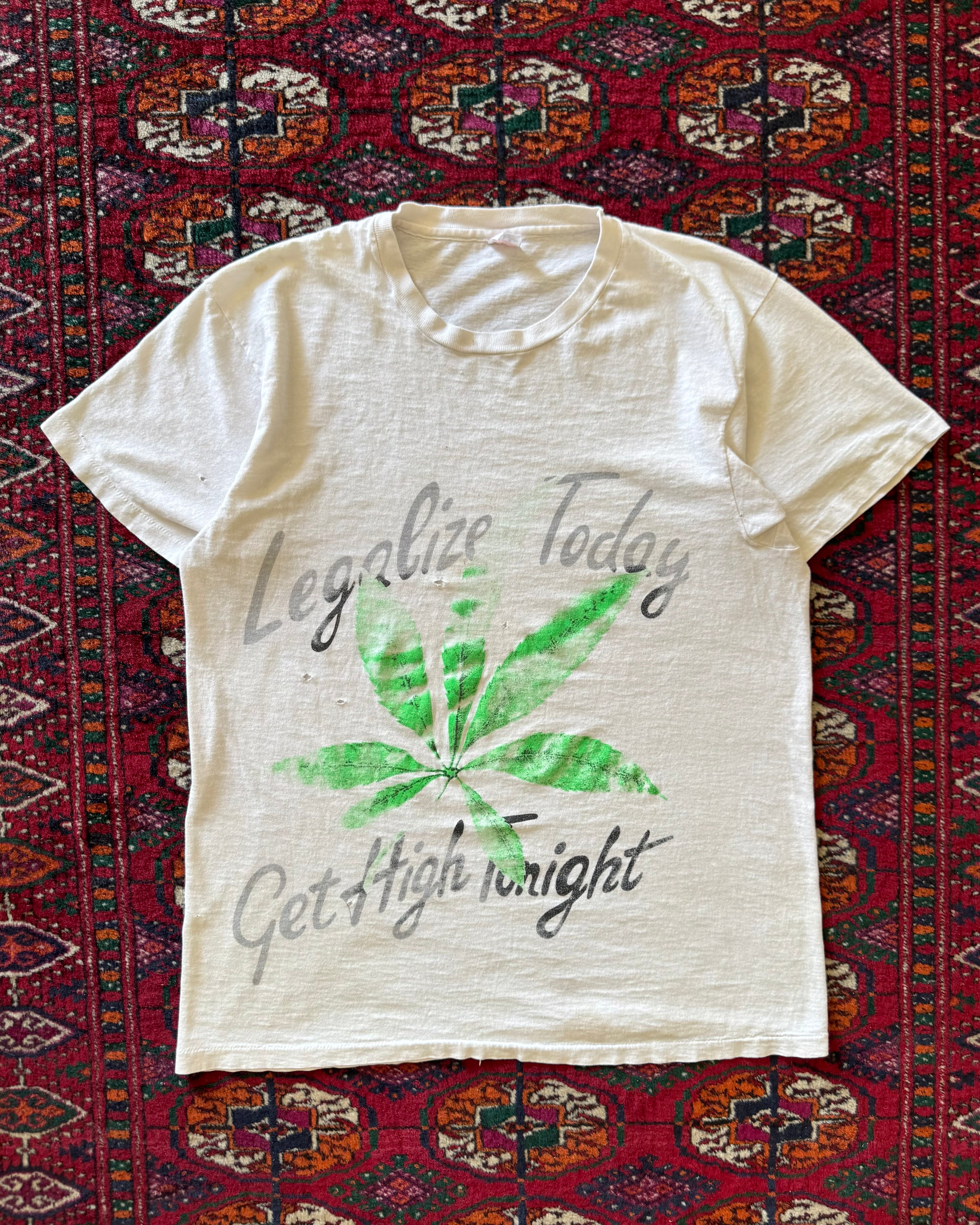 1980s Legalize Today, Get High Tonight tee