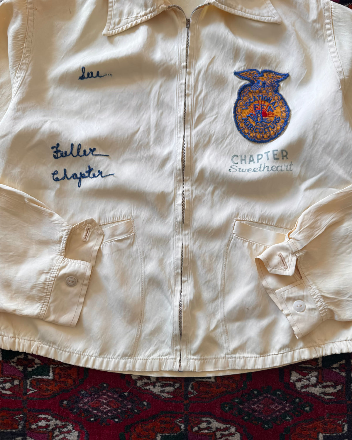1950s Rayon FFA Chapter Sweetheart Champion Jacket